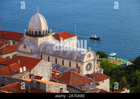 Croazia, Sibenik, St James Cathedral Foto Stock