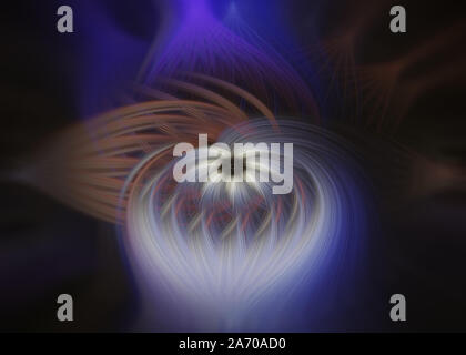 Illustrazione fatta con il volteggiare effetto per gli sfondi sfondi e sovrapposizioni Foto Stock