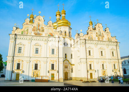 Cattedrale della Dormizione. Kiev Pechersk Lavra. A Kiev, Ucraina Foto Stock