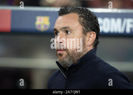 Barcellona, Spagna. 29 ott 2019. Barcellona, Spagna - 29 ottobre: Sergio Gonzalez di Valladolid durante la Liga match tra FC Barcelona e Real Valladolid al Camp Nou il 29 ottobre 2019 a Barcellona, Spagna. Credito: Nicolas Lopez/Alamy Live News Foto Stock