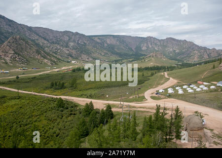 Incredibile Mongolian-Manchurian prateria Foto Stock