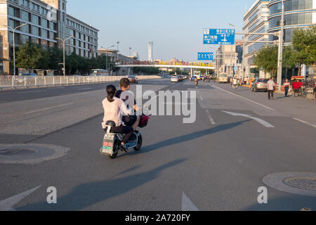 La guida per le strade di Pechino Foto Stock