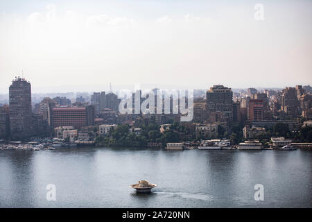 Il Cairo, Egitto. 29 ott 2019. Una vista generale della Gezira fontana nel mezzo del fiume Nilo. Credito: Gehad Hamdy/dpa/Alamy Live News Foto Stock