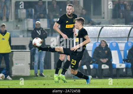 Brescia, Italia. 29 ott 2019. barella interduring Brescia FC vs Inter FC, italiano di calcio di Serie A del campionato Gli uomini a Brescia, Italia, 29 Ottobre 2019 - LPS/Alessio Tarpini Credito: Alessio Tarpini/LP/ZUMA filo/Alamy Live News Foto Stock