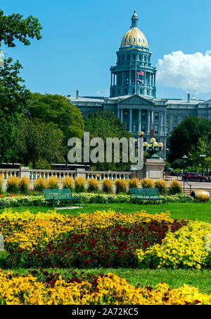 Colorado State Capitol Building a Denver,CO,Stati Uniti. Foto Stock