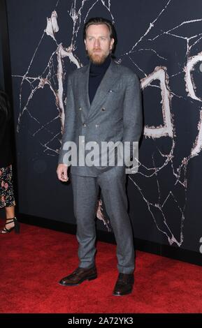 Los Angeles, CA. 29 ott 2019. Ewan McGregor presso gli arrivi per il dottor sonno Premiere, Regency Village Theatre - Westwood, Los Angeles, CA. 29 ottobre, 2019. Credito: Elizabeth Goodenough/Everett raccolta/Alamy Live News Foto Stock