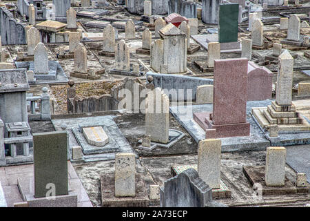 Il cimitero Cinese, Aberdeen, Hong Kong Foto Stock