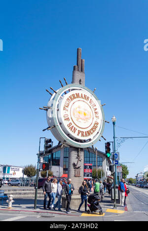 San Francisco, California, Stati Uniti d'America, Nord America, Fisherman Wharf district Foto Stock