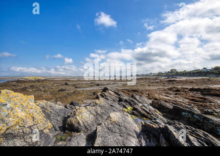 Gorad Beach, TREARDDUR BAY, Valley, Anglesey, Galles del Nord Foto Stock