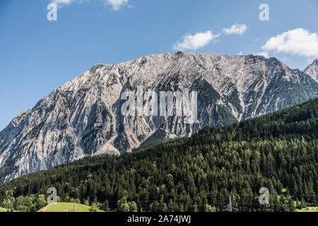 Hallstadt, Austria - Luglio 2019 Hallstatt village Austria Foto Stock