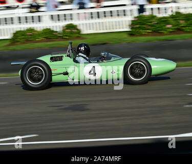 Andrew Beaumont, Lotus Climax 24, Glover Trophy, 1500cc Grand Prix Cars, 1961 al 1965, Goodwood 2019, settembre 2019, automobili, automobili, circuiti Foto Stock