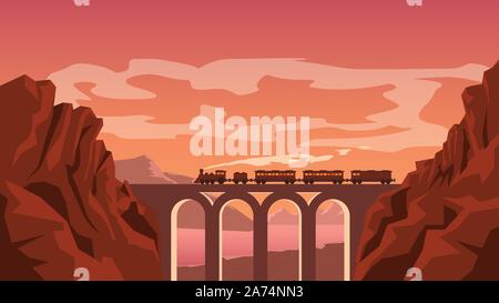 Immagine del treno Illustrazione Vettoriale