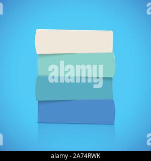 Schede madri per il puntatore su blu Illustrazione Vettoriale