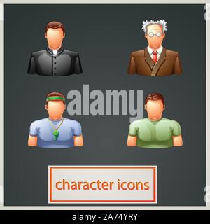 Set di icone di persone2 Illustrazione Vettoriale