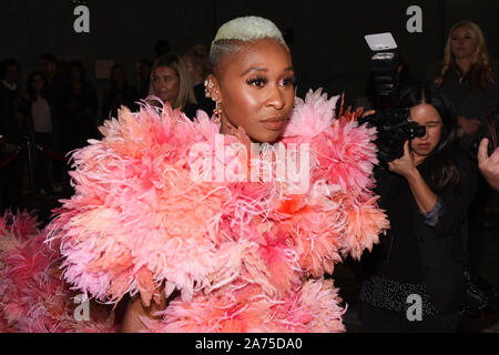 28 ottobre 2019, Los Angeles, California, USA: 29 ottobre 2019 - Los Angeles, California - Cynthia Erivo. Focus presenta la premiere di Los Angeles ''Harriet'' tenutasi all'Orpheum Theatre. Credito fotografico: Billy Bennight/AdMedia Foto Stock