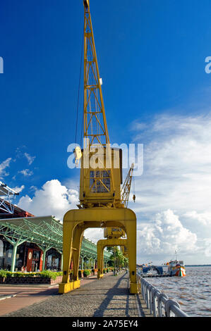 Estação das Docas, antico porto, Belém, Pará, Brasile Foto Stock