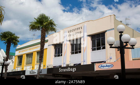 NAPIER ,l'ART DECO CITY,NUOVA ZELANDA Foto Stock