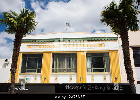 NAPIER ,l'ART DECO CITY,NUOVA ZELANDA Foto Stock