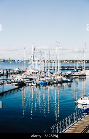 Port-Louis Harbour, Francia Foto Stock