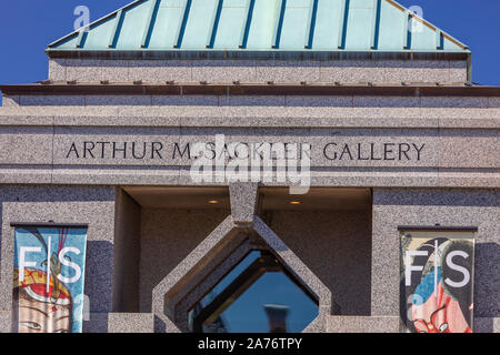 WASHINGTON, DC, Stati Uniti d'America - Arthur M. Sackler Gallery, un museo di arte dello Smithsonian, sul National Mall. Foto Stock