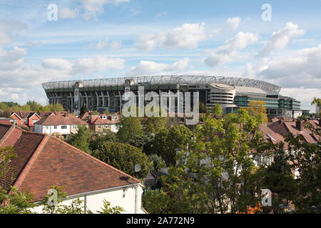 Stadio di Twickenham vista generale dal Stoop, Londra, Inghilterra Foto Stock