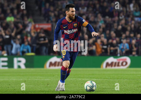 Barcellona, 29-10-2019. LaLiga 2019/ 2020, la data 11. Barcellona - Valladolid. Lionel Messi del FC Barcelona Credit: Pro scatti/Alamy Live News Foto Stock