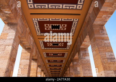 Anitkabir, Mausoleo di Mustafa Kemal Ataturk, il fondatore della Repubblica di Turchia Foto Stock