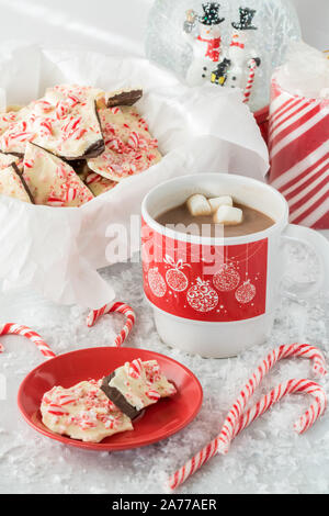 Candy Cane corteccia. Foto Stock