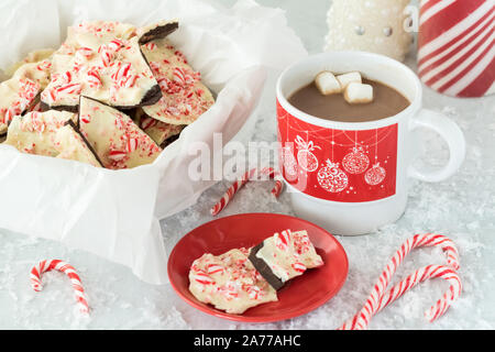 Candy Cane corteccia. Foto Stock