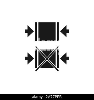 La fascetta come indicato. Illustrazione Vettoriale, design piatto. Illustrazione Vettoriale