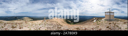 Sul vertice di Parkview Mountain, Colorado, STATI UNITI D'AMERICA Foto Stock