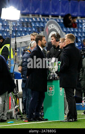 Londra, Regno Unito. 30 ott 2019. Il Carabao cup durante il Carabao Cup match tra Chelsea e Manchester United a Stamford Bridge, Londra, Inghilterra il 30 ottobre 2019. Foto di Carlton Myrie. Credito: prime immagini multimediali/Alamy Live News Foto Stock