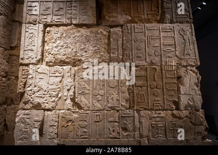 Il Neues Museum su Museuminsul, Berlino, Germania Foto Stock