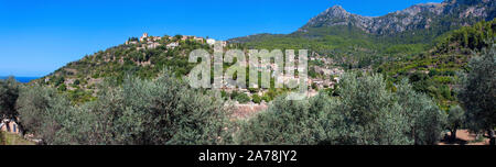 L'artista village Deia, Maiorca, isole Baleari, Spagna Foto Stock