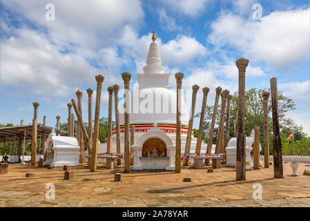 Thuparamaya, primo tempio buddista in Sri Lanka Foto Stock