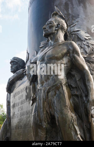 Monumento alla libertà a Ticonderoga New York Foto Stock