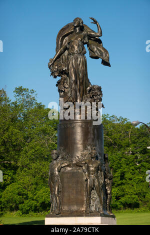 Monumento alla libertà a Ticonderoga New York Foto Stock