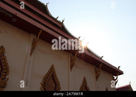 Tempio buddista (xieng nyeun tempio) a Vientiane (Laos) Foto Stock