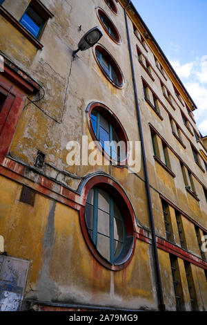 Complesso residenziale costruito nel 'american style' nel 1946, dall'architetto Vladimir Šubic, Lubiana, Slovenia Foto Stock