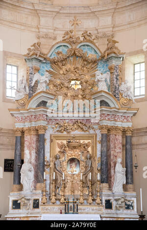 Tempio rinascimentale di Santa Maria della Consolazione (Chiesa di Santa Maria della Consolazione) costruito nel XVI secolo a Todi, Umbria, Italia. Agosto 22 Foto Stock