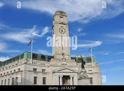 Town Hall, George Street, Luton, Bedfordshire, England, Regno Unito Foto Stock