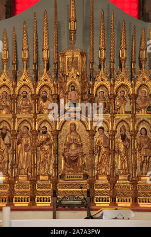 Croazia, Pula, monastero Francescano, chiesa, interna Foto Stock