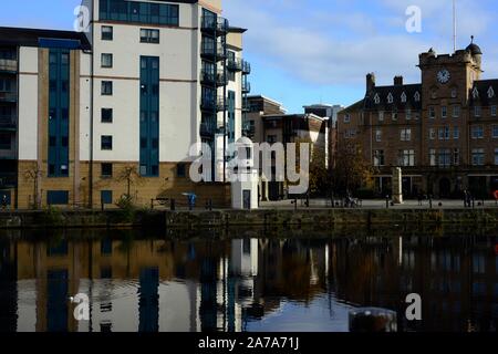 Leith Docks Edinburgh Foto Stock