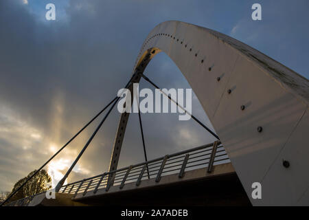 Ponte della libertà a Tartu, Estonia Foto Stock