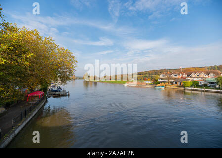 Il fiume il Tamigi a Henley-on-Thames, Oxfordshire Foto Stock