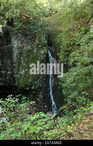 La spina dorsale cade nel Cherokee National Forest in Tennessee, USA Foto Stock