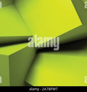 Abstract sfondo geometrico con cubetti di sovrapposizione Illustrazione Vettoriale