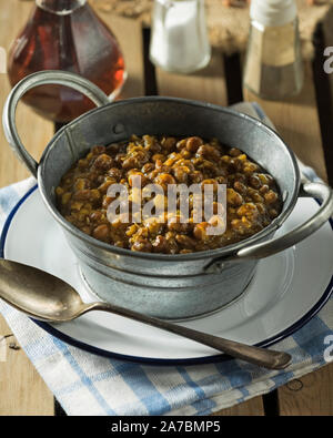 Lancashire piselli nero. Food UK Foto Stock