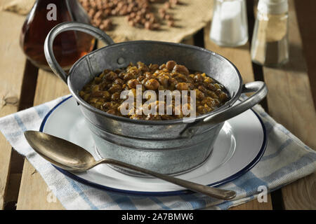 Lancashire piselli nero. Food UK Foto Stock