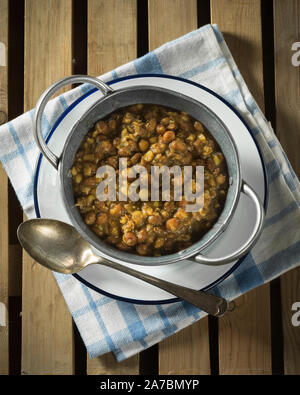 Lancashire piselli nero. Food UK Foto Stock